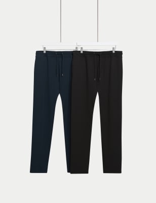 Gap Black Print Logo Straight Leg Sweatpants