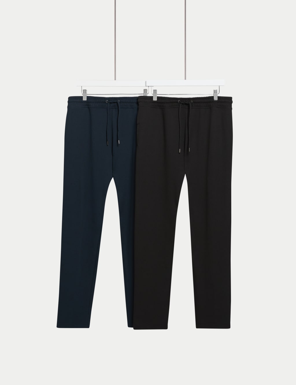 2pk Cotton Rich Straight Leg Joggers | M&S Collection | M&S