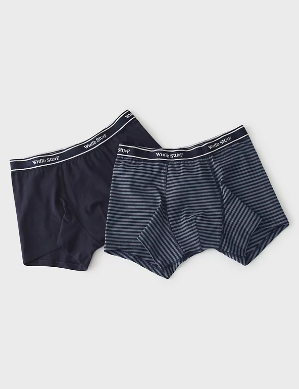 Mens Clothing Underwear Boxers Hom Striped Boxers in Blue for Men 