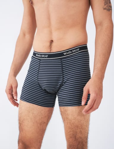 2pk Cotton Rich Striped Boxers 2 of 5
