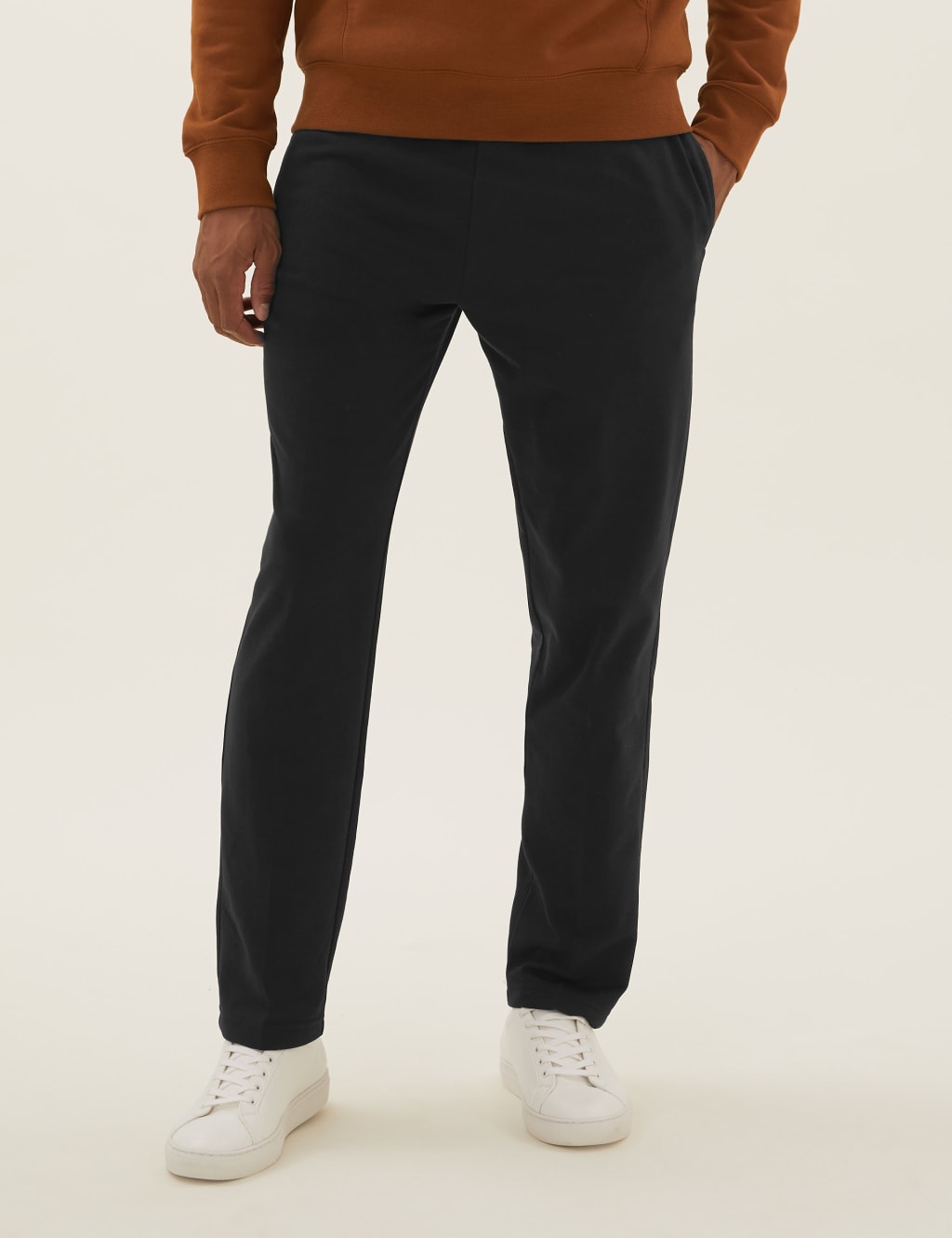 M&s mens cotton joggers sales