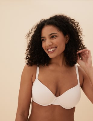 M&S Underwired Smoothlines Curve Full Cup T-shirt Bra Size: 32D