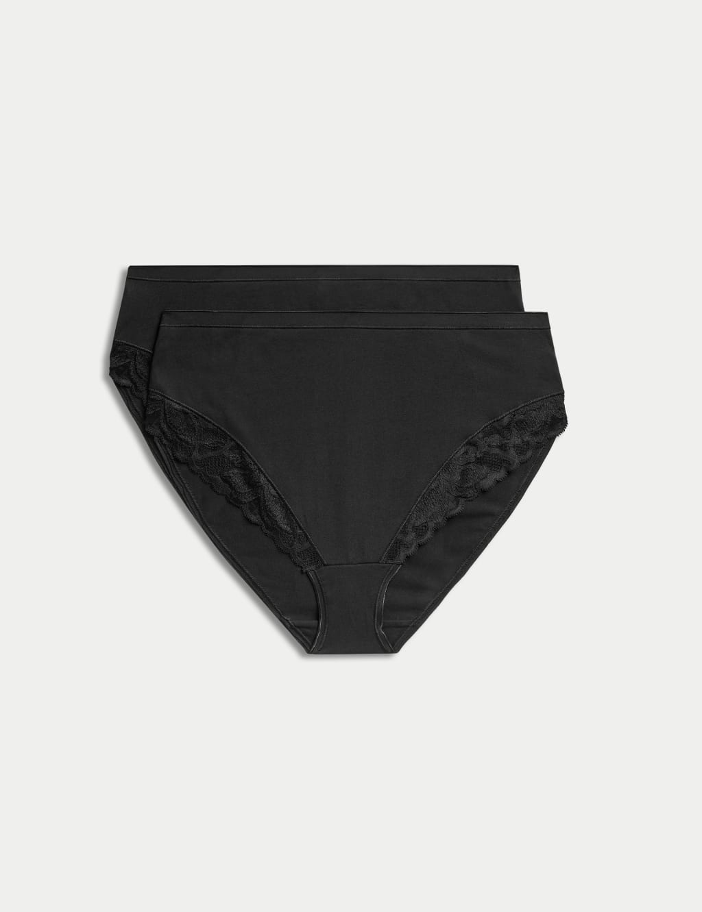 Marks & Spencer Womens Polyamide Solid Pack of 2 Shaping Knickers