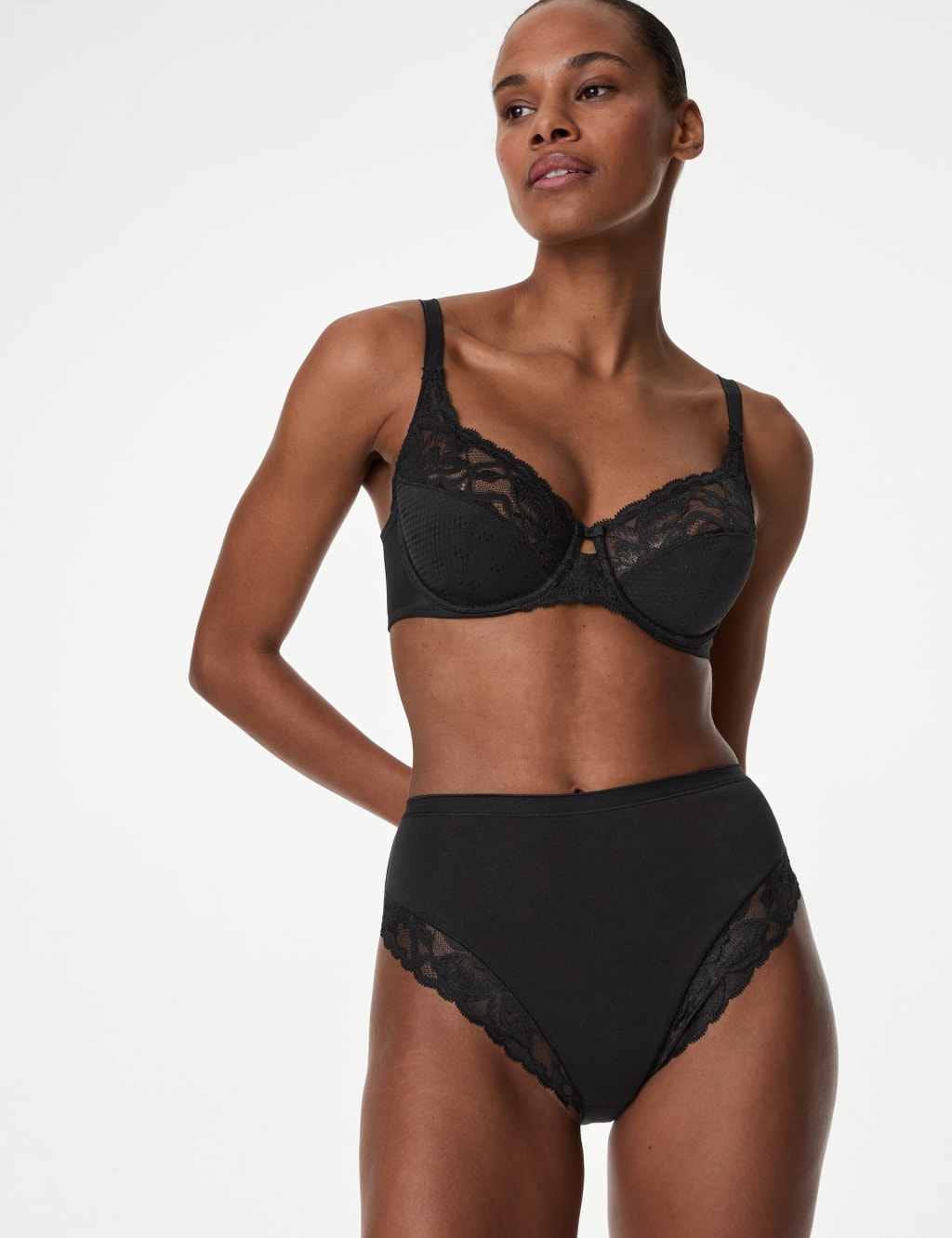 2pk Firm Control High Leg Knickers M S Collection M S