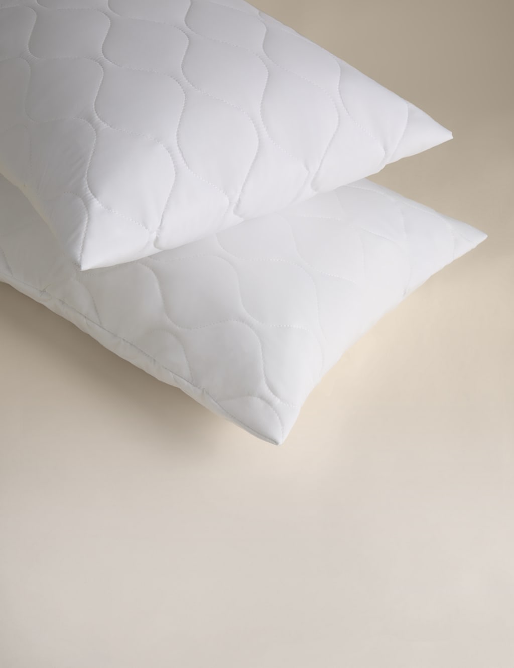 2pk Fresh & Cool Quilted Pillow Protectors M&S Collection M&S