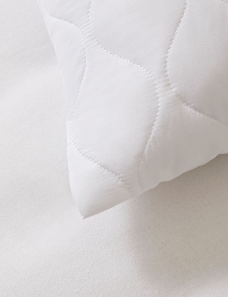 2pk Fresh & Cool Quilted Pillow Protectors 2 of 3