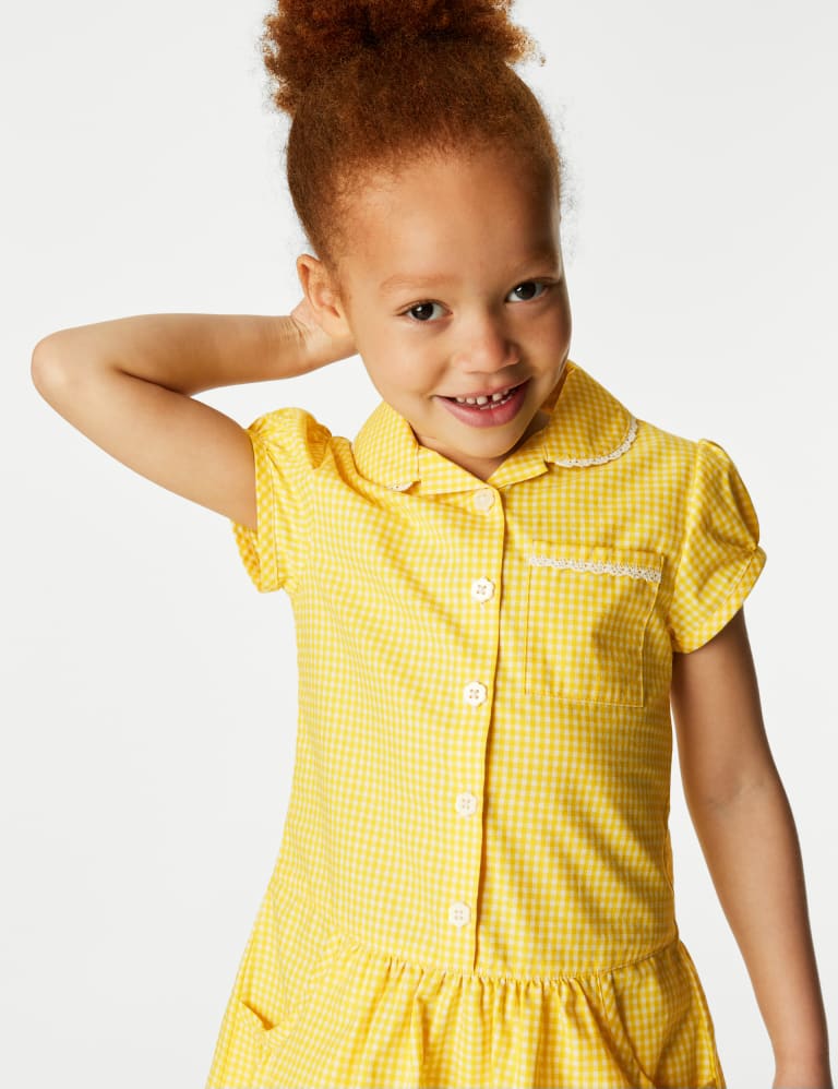 Kids Gingham Modesty Undershorts for Under School Summer Dresses