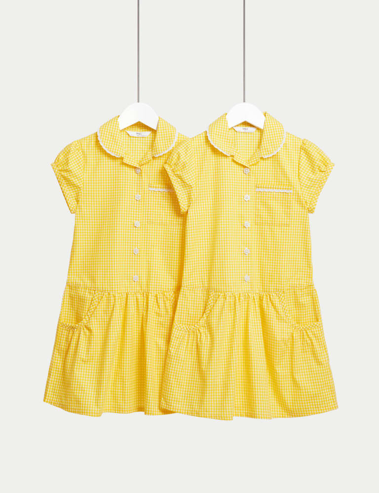Yellow school summer hotsell dress