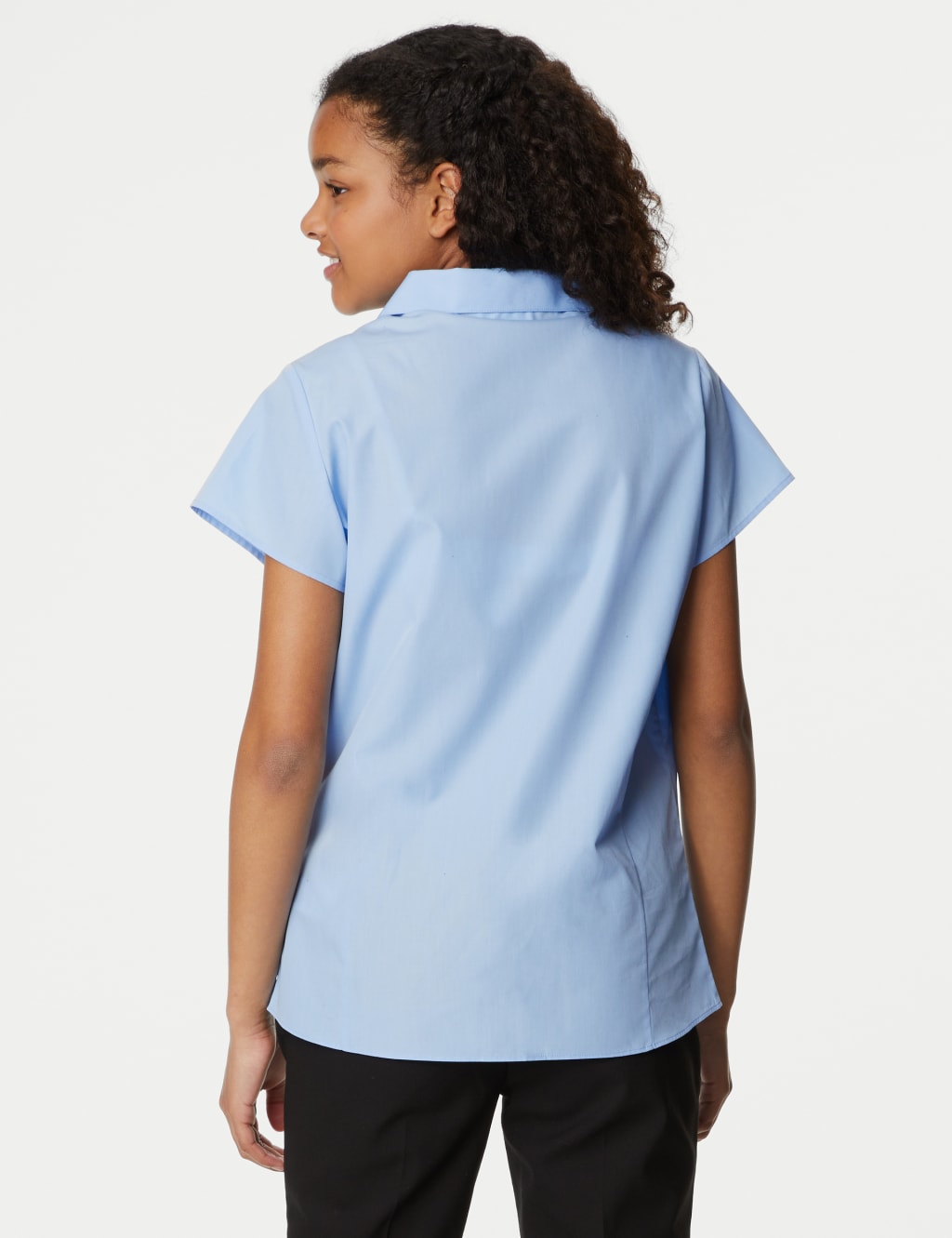 2pk Girls' Easy Iron Revere School Shirts (2-16 Yrs) 4 of 5