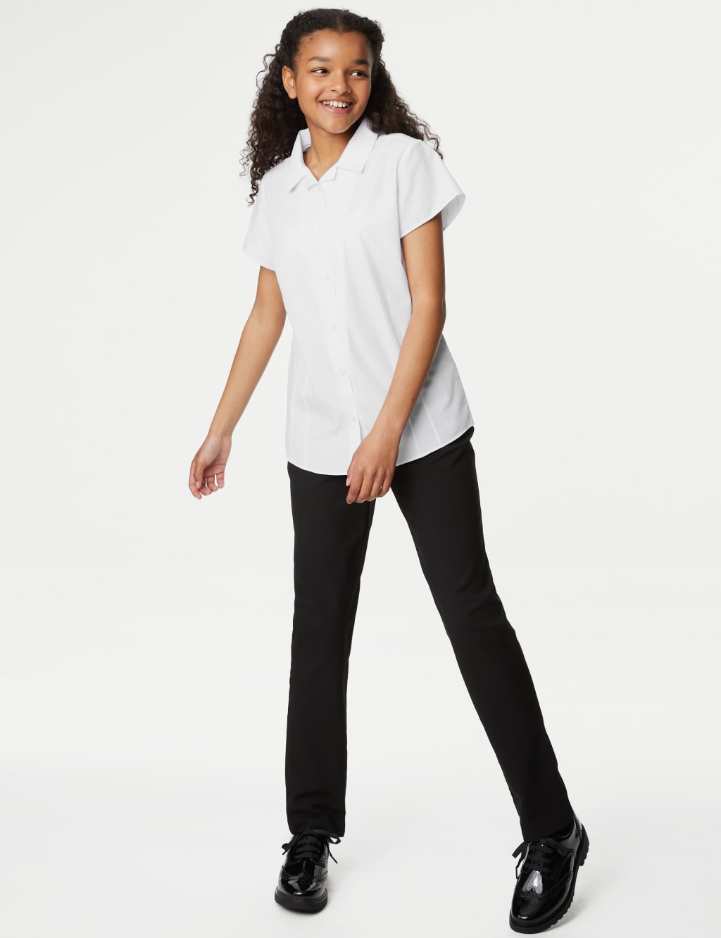 Ladies white polo shirt tesco sales