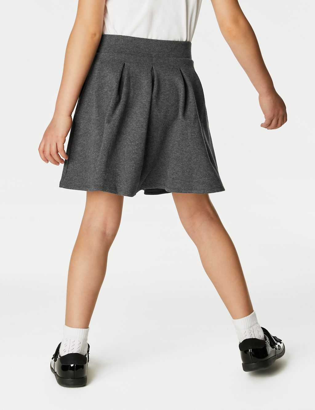 2pk Girls' Jersey Bow School Skirts (2-14 Yrs) 5 of 5