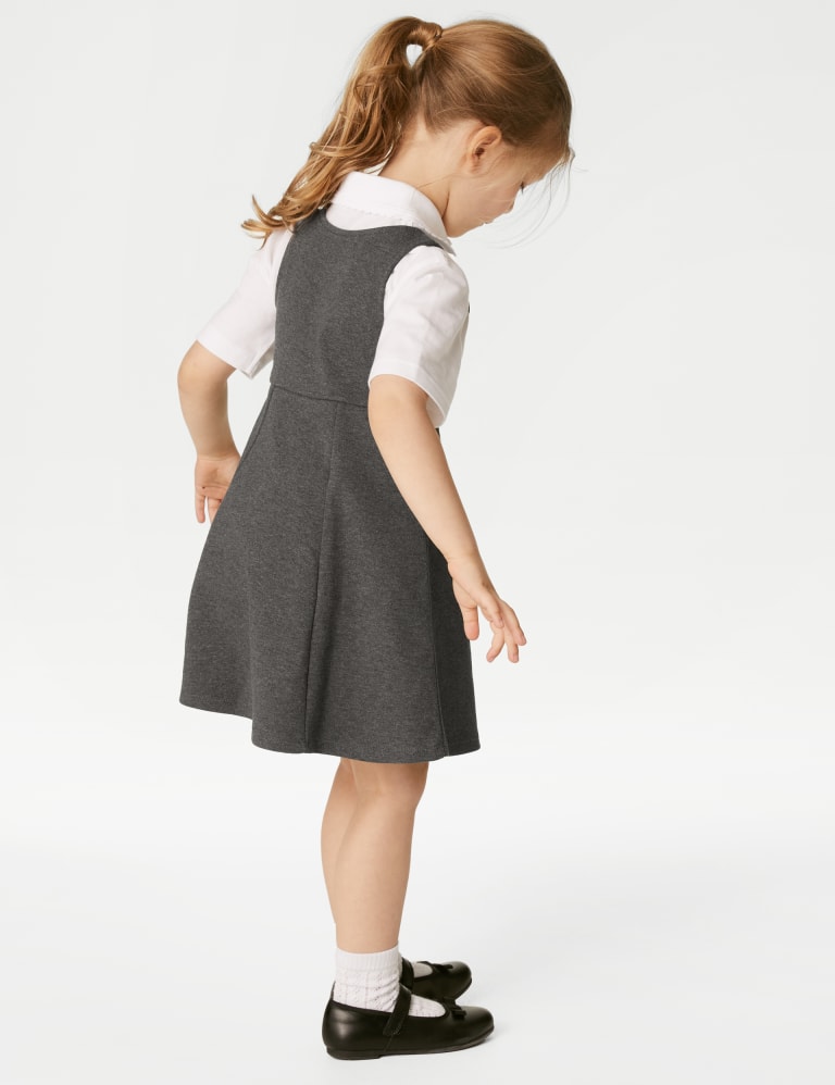 Grey pinafore school dress 2025