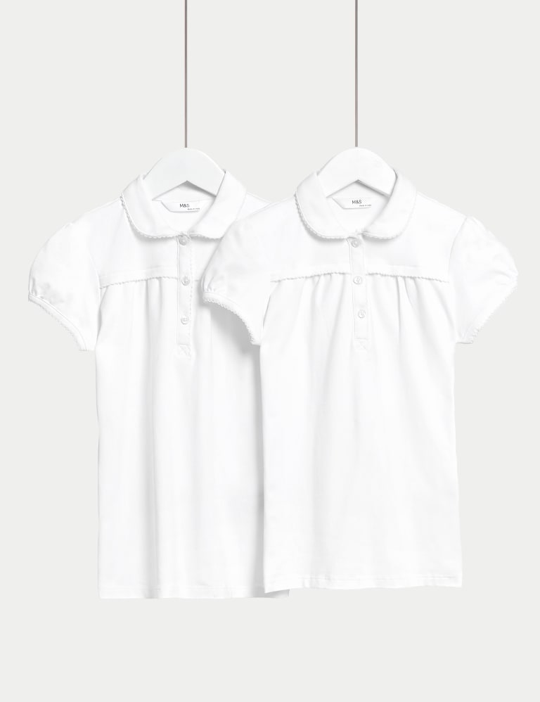 Girls school polo shirts store