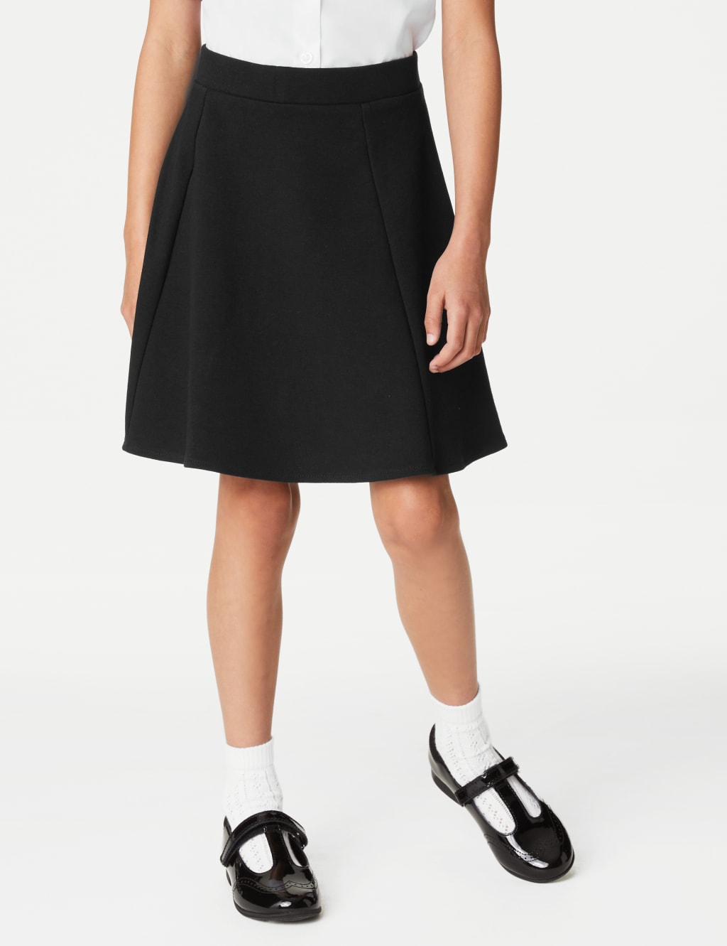 2pk Girls' Jersey Skater School Skirts (218 Yrs) M&S Collection M&S