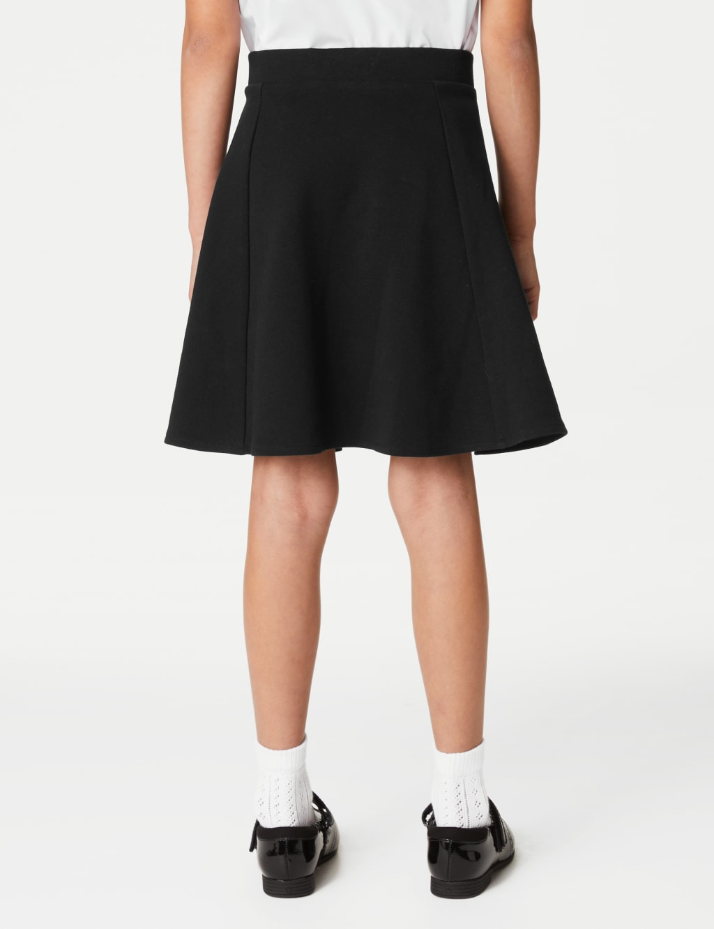 Black skater skirt school sales