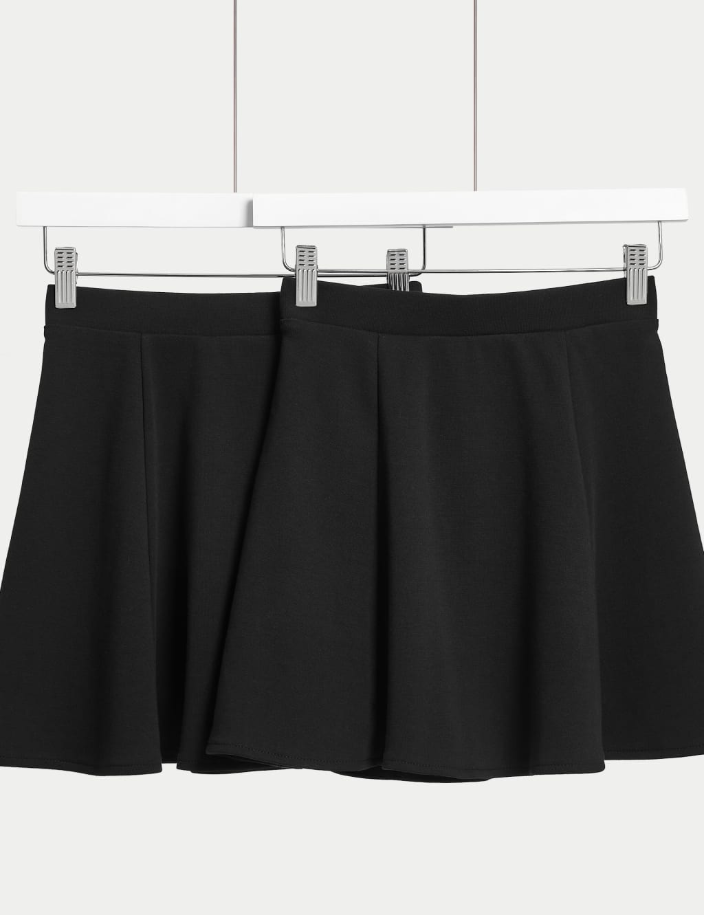 2pk Girls' Jersey Skater School Skirts (218 Yrs) M&S Collection M&S