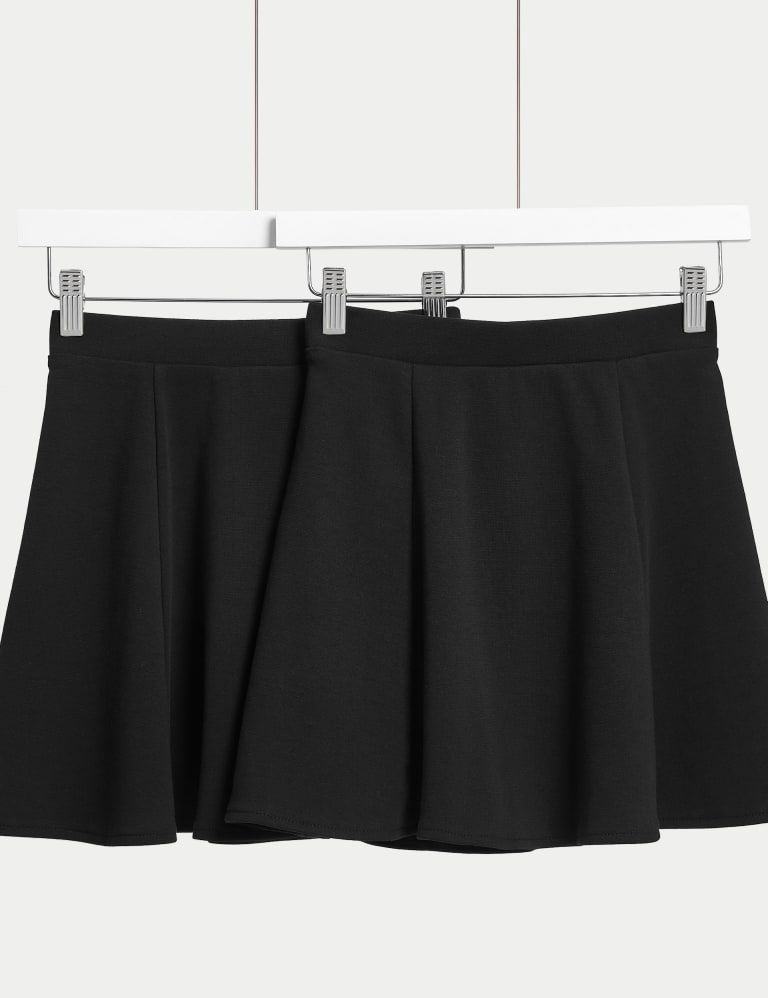 2pk Girls' Jersey Skater School Skirts (2-18 Yrs) 2 of 4