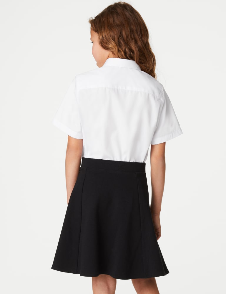 Girls button store down shirt