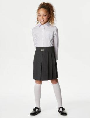 2pk Girls' Permanent Pleats School Skirts (2-18 Yrs) Image 2 of 4