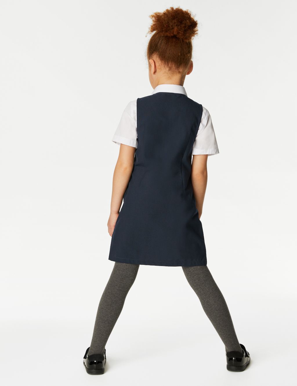 2pk Girls’ Pleated School Pinafores  (2-12 Yrs) 4 of 4