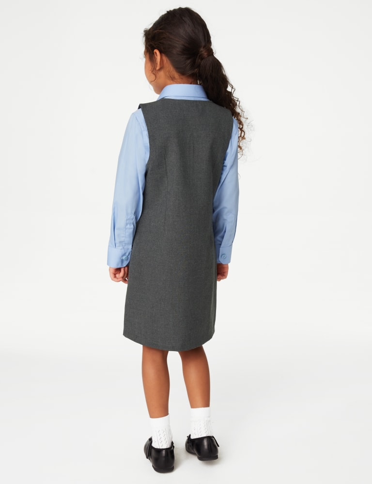 2pk Girls’ Pleated School Pinafores  (2-12 Yrs) 4 of 5