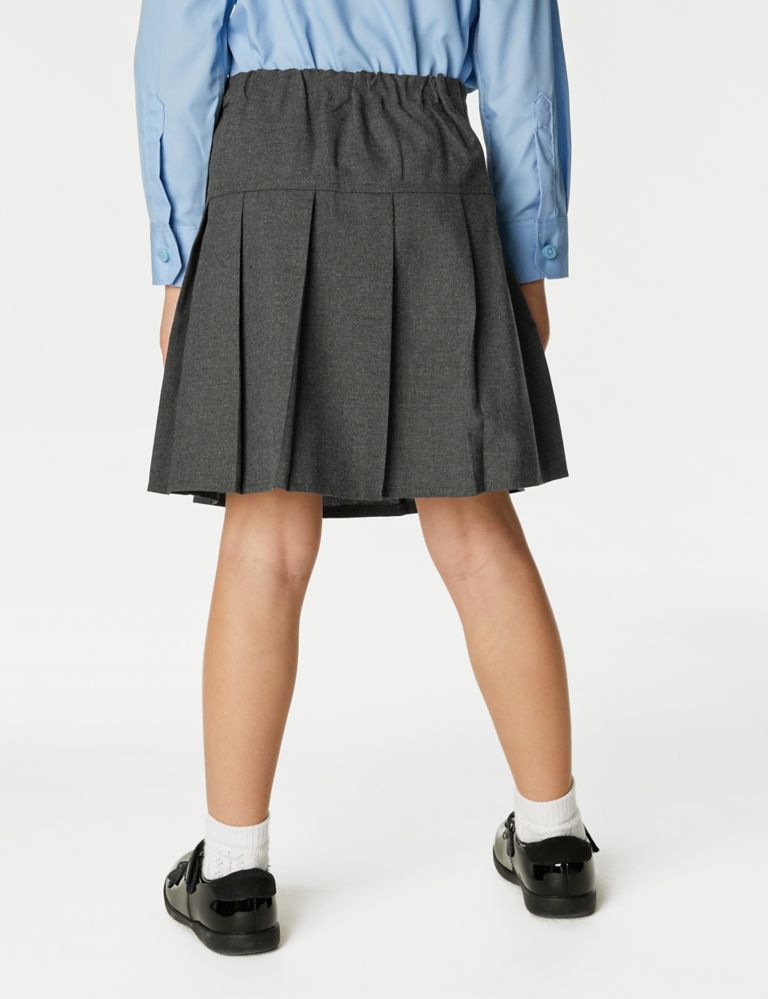 2pk Girls' Plus Fit Pleated School Skirts (2 - 18 Yrs) 4 of 4