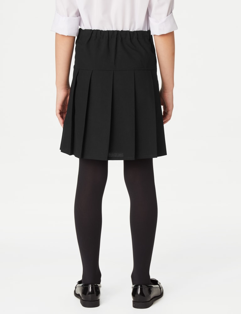 2pk Girls Plus Fit Pleated School Skirts 2 18 Yrs M S
