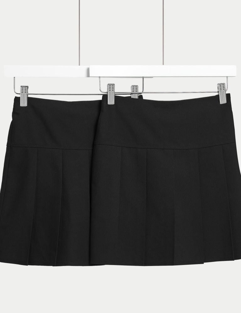 Plus size black school skirt best sale