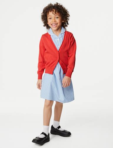 2pk Girls' Pure Cotton School Cardigan (3-18 Yrs) 3 of 4