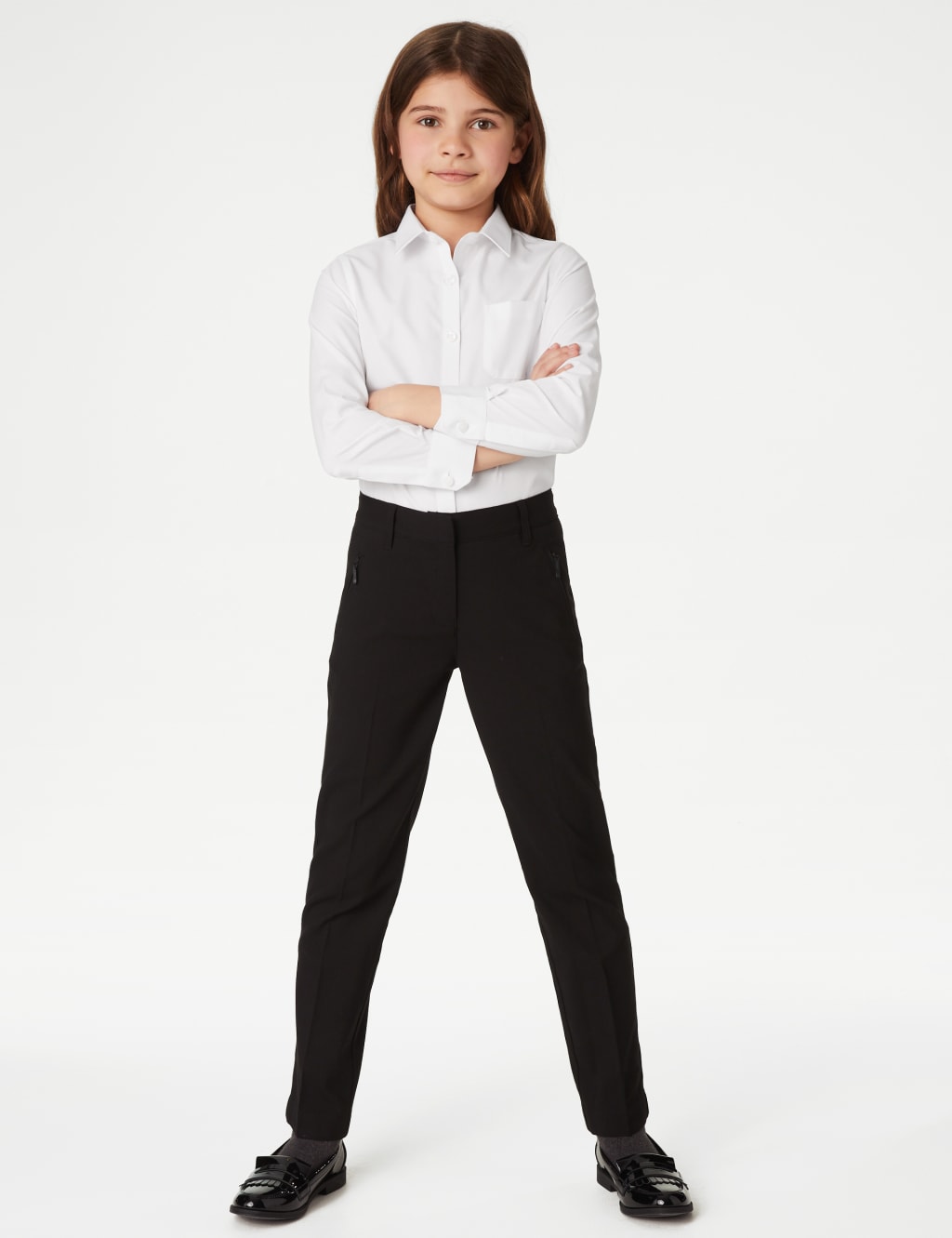Girls black dress shirt new arrivals