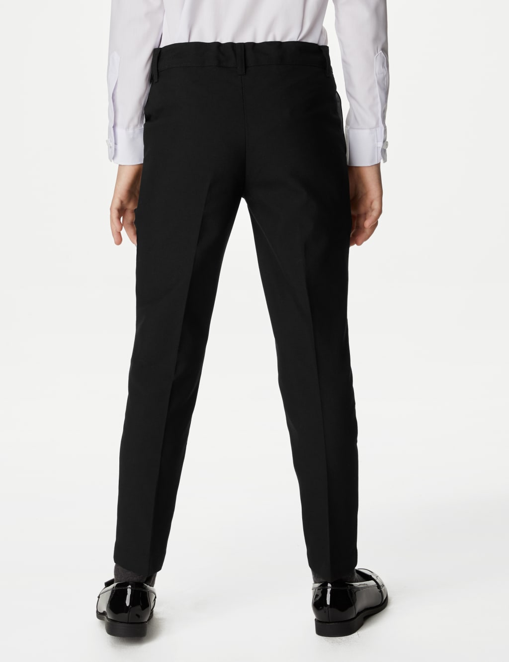 2pk Girls' Slim Leg School Trousers (218 Yrs) M&S Collection M&S