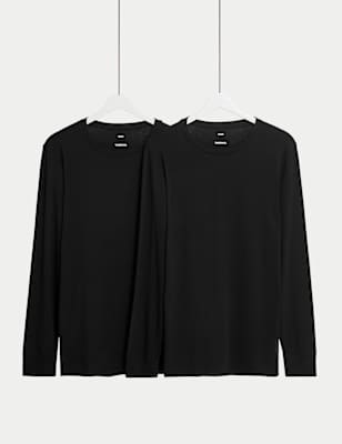 Marks & Spencer THERMAL HEATGEN - Undershirt - black - Zalando.de