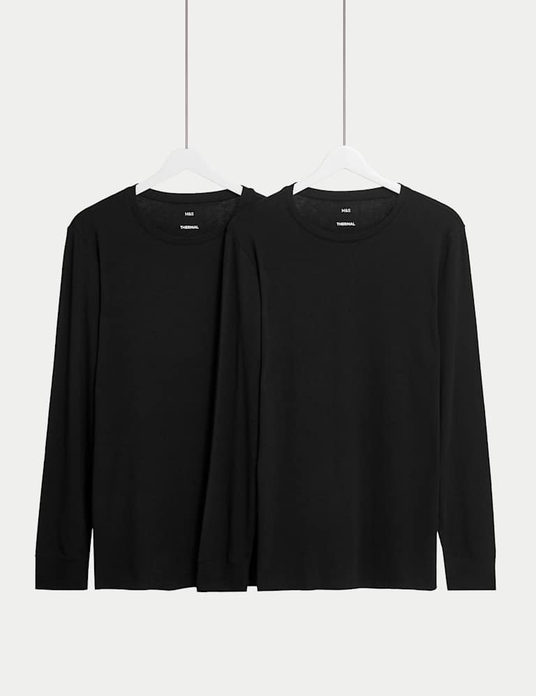 2pk Heatgen Light Thermal Long Sleeve Top M S Collection M S