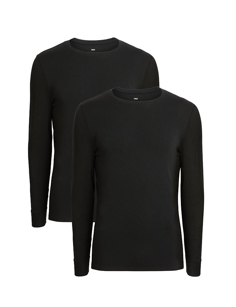 2pk Heatgen™ Light Thermal Long Sleeve Top 2 of 5