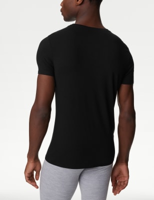 Mens thermal cheap short sleeve