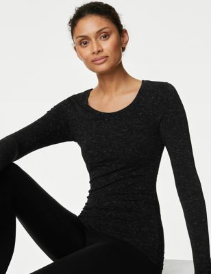 M&S Collection Heatgen™ Thermal Polo Neck Long Sleeve Top