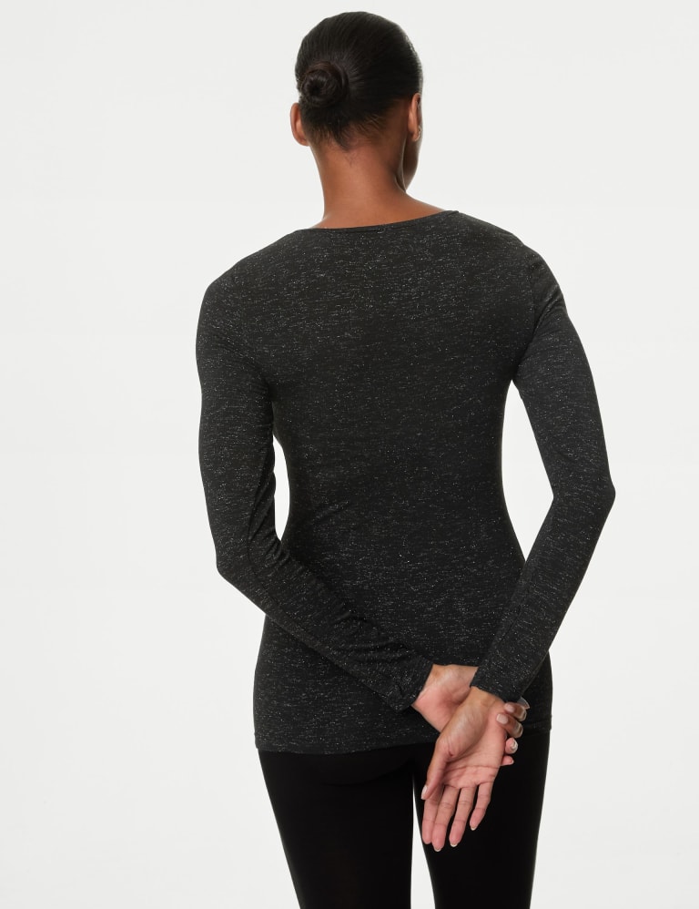 2pk Heatgen Light Thermal Sparkle Tops