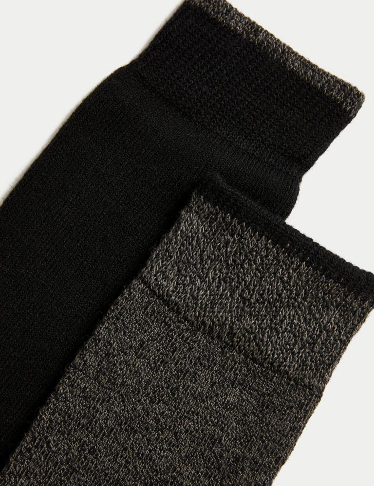 2pk Heatgen™ Maximum Warmth Longer Length Thermal Socks 3 of 4