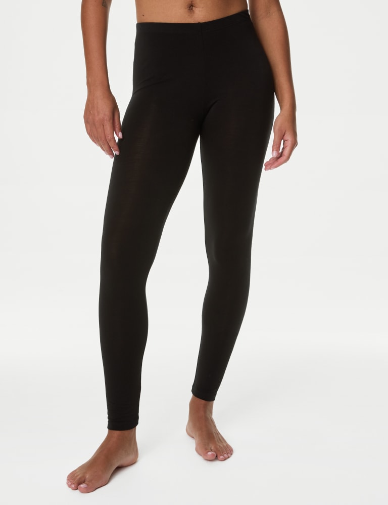 Thermal leggings 320den in dark brown, 4.99€