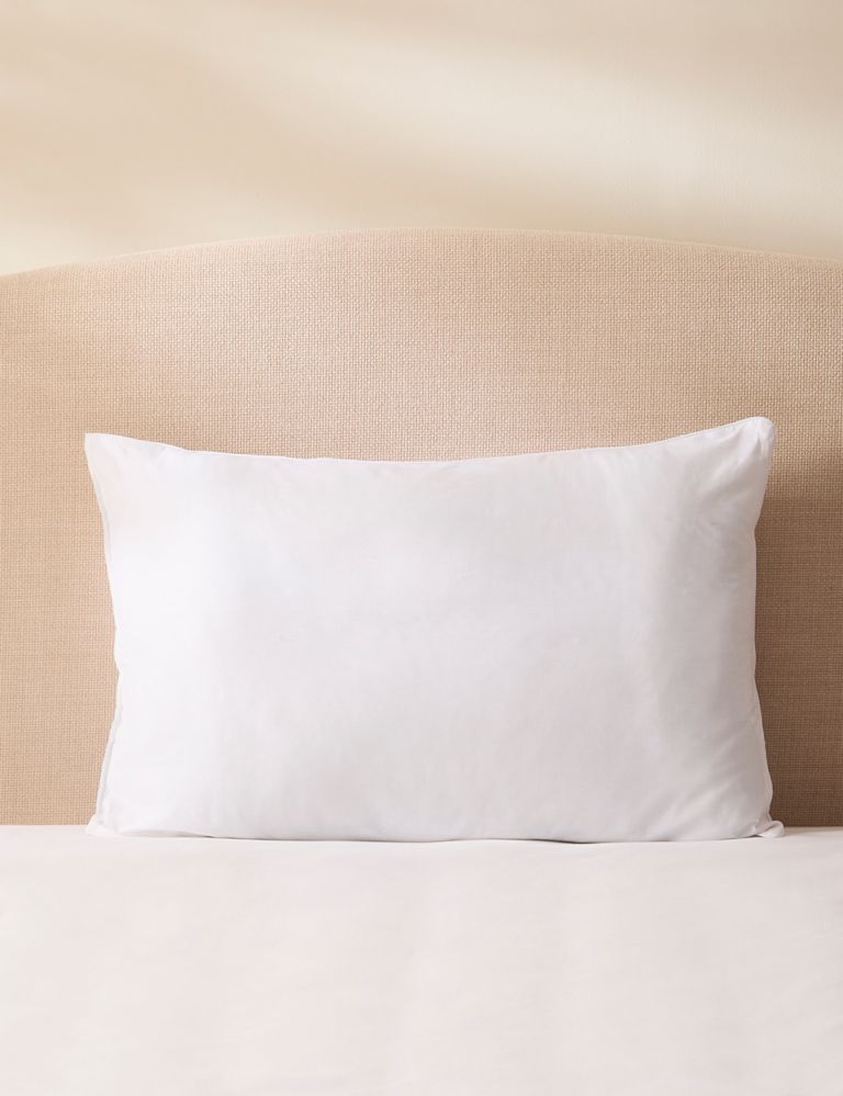 2pk Hotel Soft Cotton Medium Pillows 3 of 4