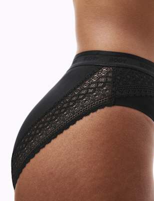 2pk Light Control Cotton Rich Brazilian Knickers