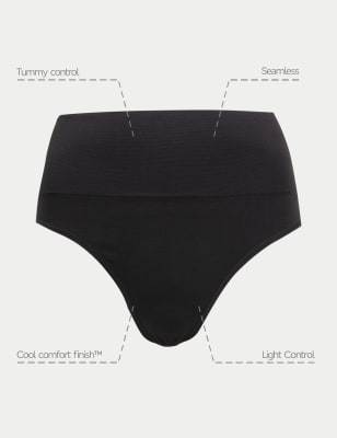 Flattering Seamless Shapewear Panties，Tummy Control Thong