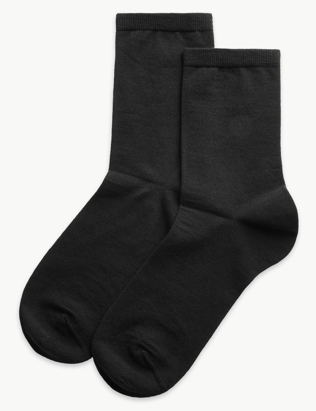 2pk Merino Wool Ankle High Socks Autograph M&S