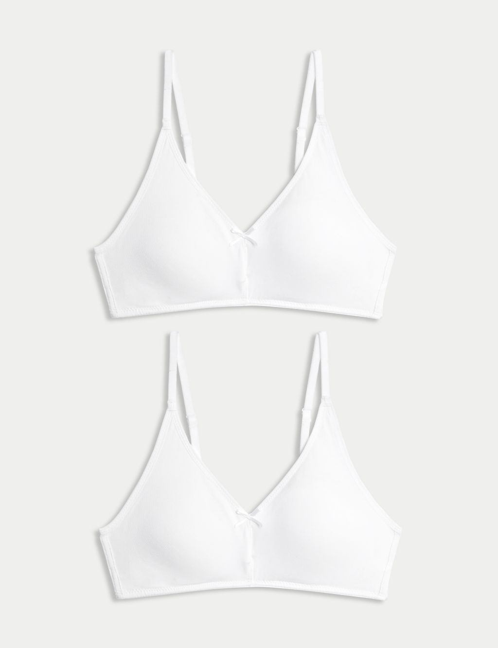 2pk Non-Wired Bralette First Bra AA-D 3 of 3