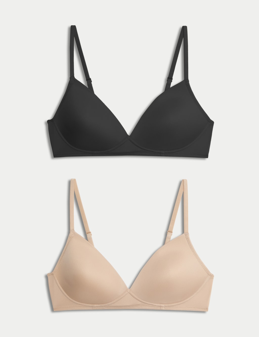 Pack of 2 Non-Wired Front-Open Bras