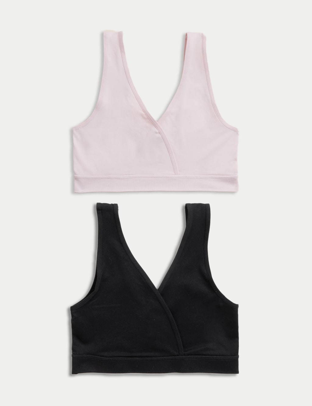 2pk Non Wired Lounge Nursing Bras, M&S Collection