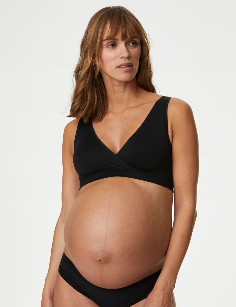 Buy Bodycare Pack of 3 Maternity/Feeding Bra In Black-Skin-White Colour  online