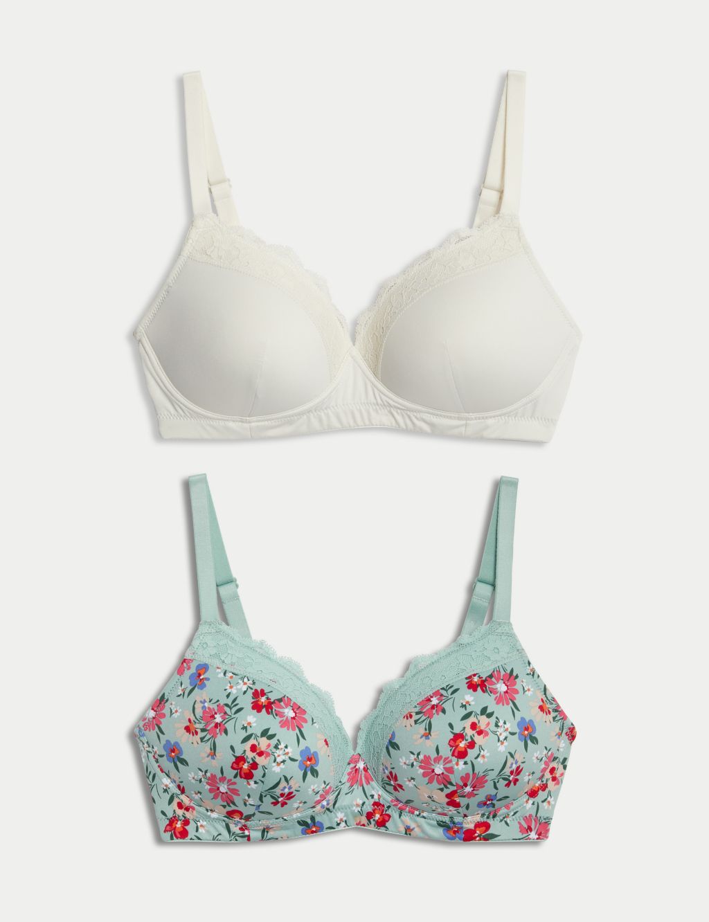 Buy Marks & Spencer Cotton Rich Floral Padded Post Surgery Bras T331811ROSE  Quartz_(36D) at