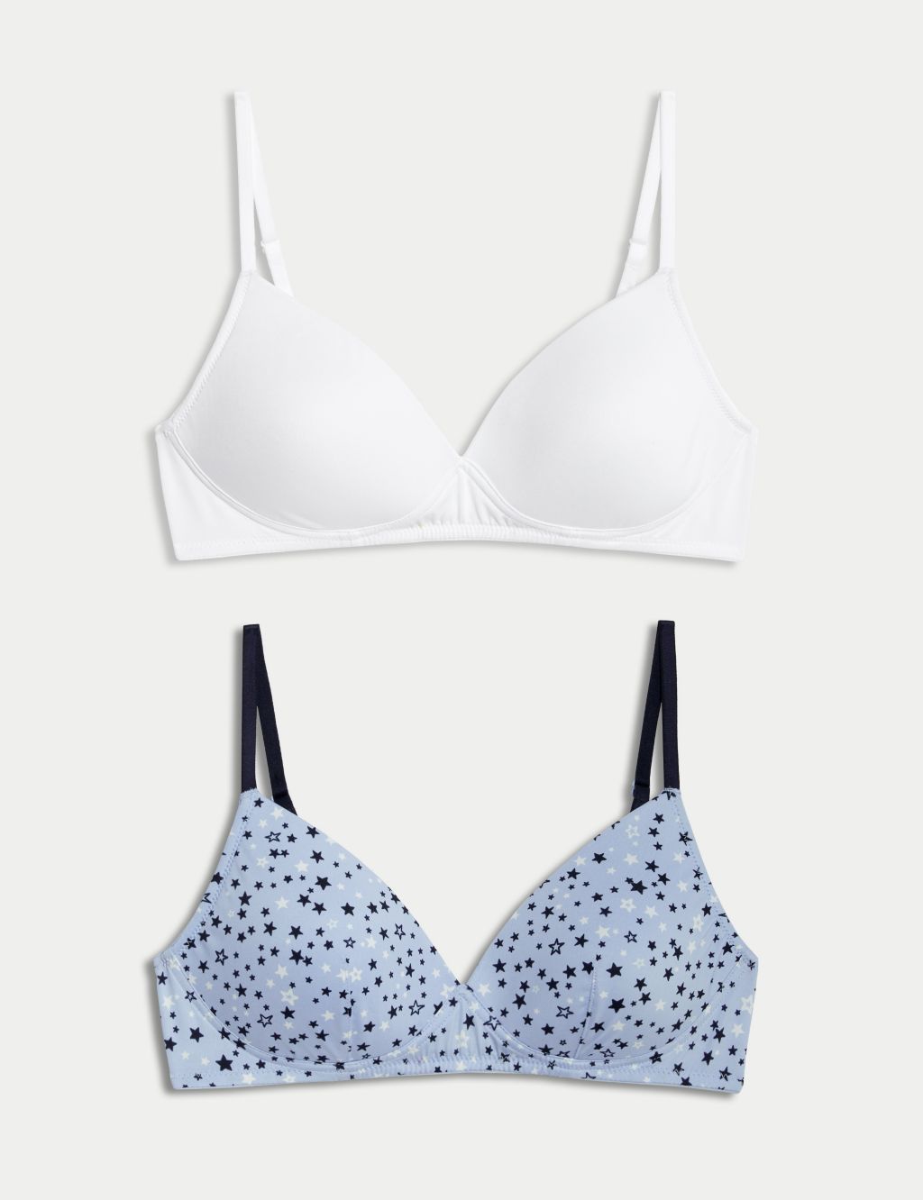 2pk Boux Avenue Bras Push-Up Plunge Underwired Polka Dot Multipack