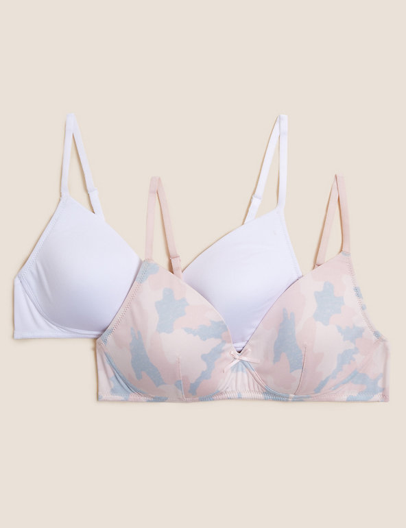2pk Padded Full Cup First Bras AA-D Image 1 of 1